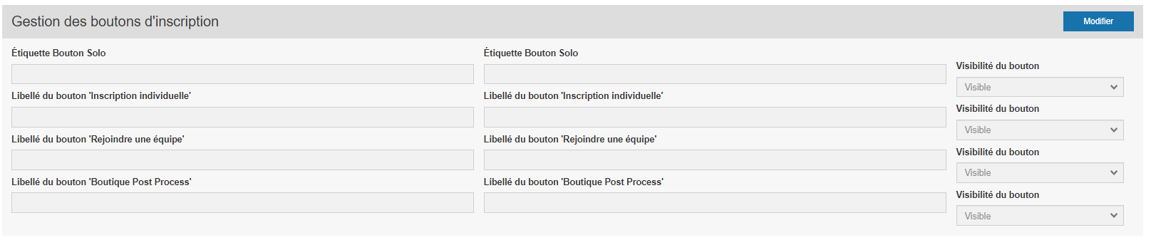 4.1.4 Registration Buttons Management